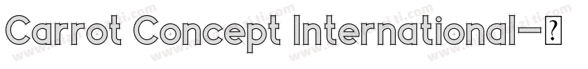 Carrot Concept International字体转换